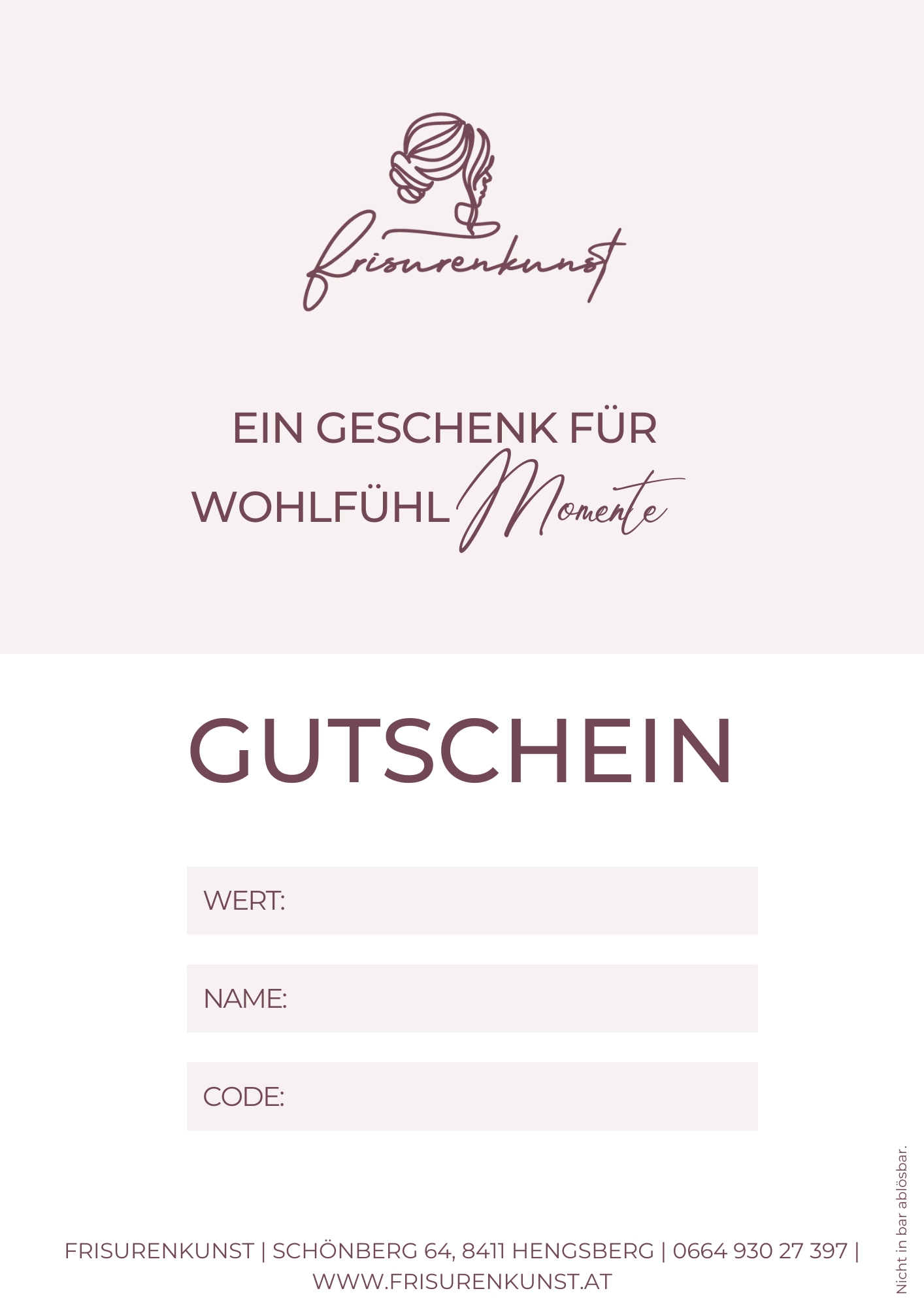 Gutschein – Bild 2