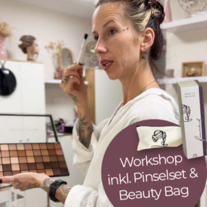 Make-Up Workshop + Pinselset & Beauty Bag
